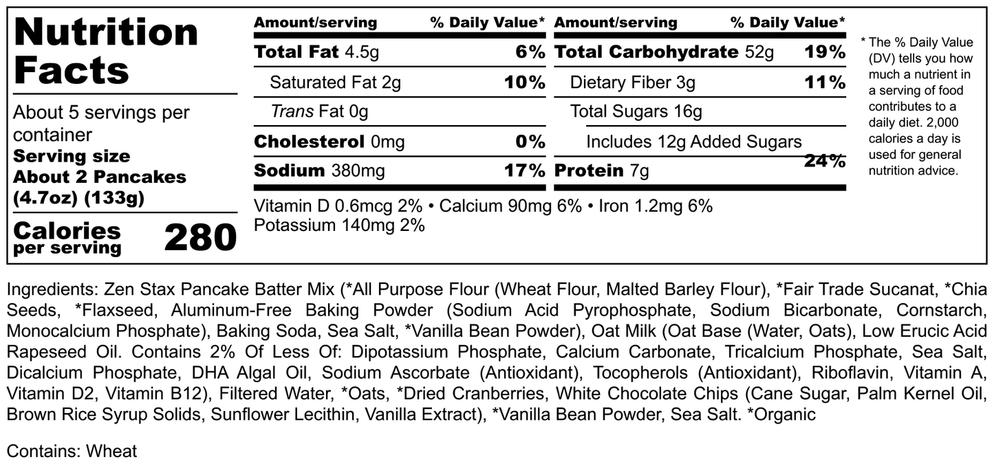 Cranberry Oat White Chocolate