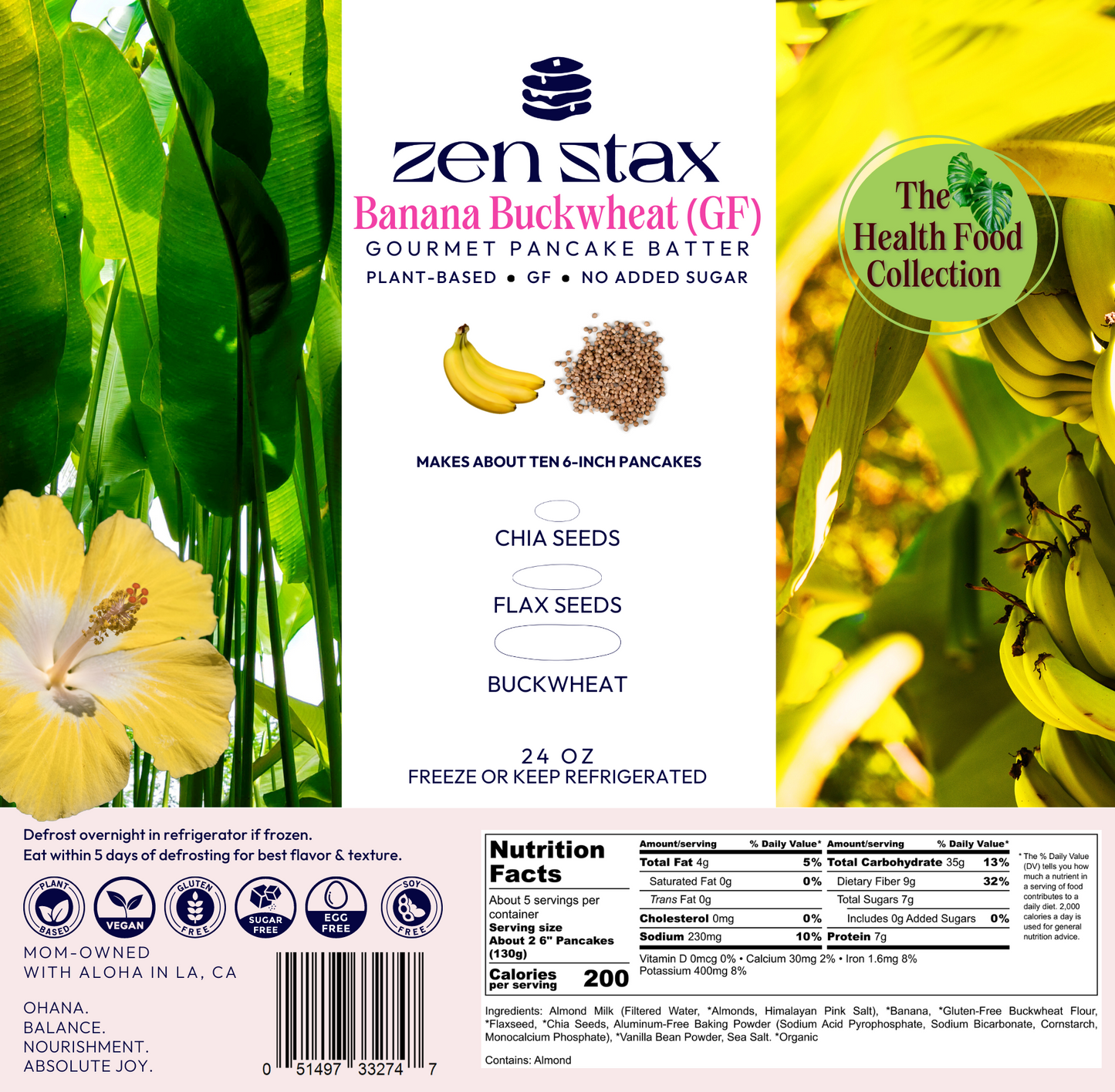 Banana Buckwheat (GF)