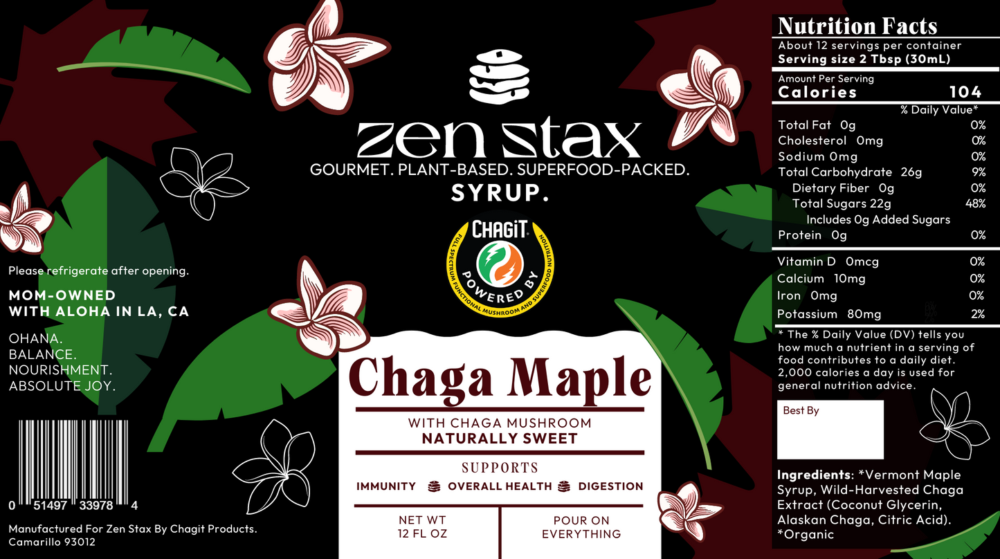 Chaga Maple Syrup