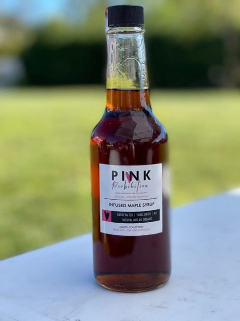 Pink Prohibition Infused Maple Syrup